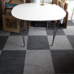 Super circular table designed by Piet Hein